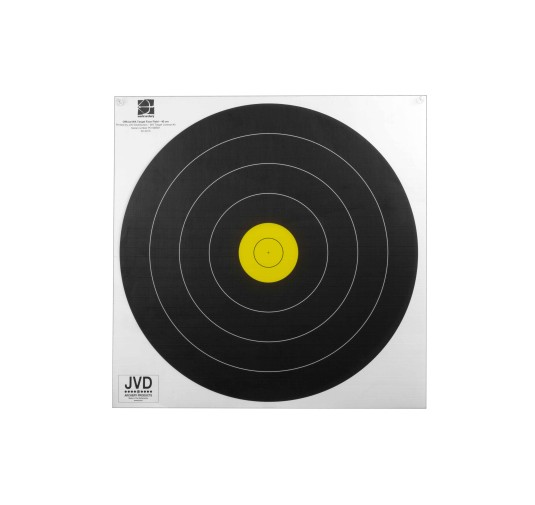 Tarcza papierowa 40 cm JVD - czarna. Dla profesjonalistów!