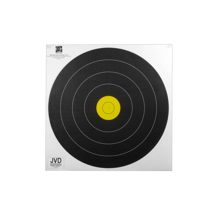 Tarcza papierowa 40 cm JVD - czarna. Dla profesjonalistów!
