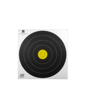 Tarcza papierowa 40 cm JVD - czarna. Dla profesjonalistów!