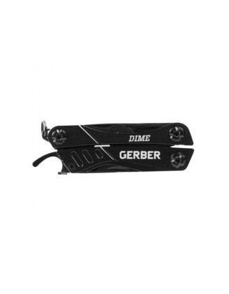 Multitool Gerber Dime czarny - kompaktowe narzędzie wielofunkcyjne dla każdego