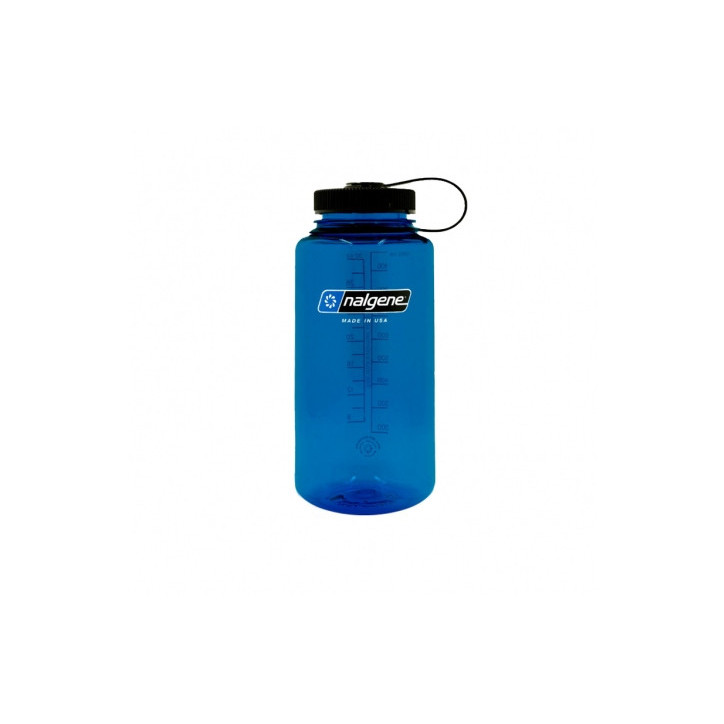 Butelka Nalgene Wide Mouth 1 l niebieska z szerokim wlewem