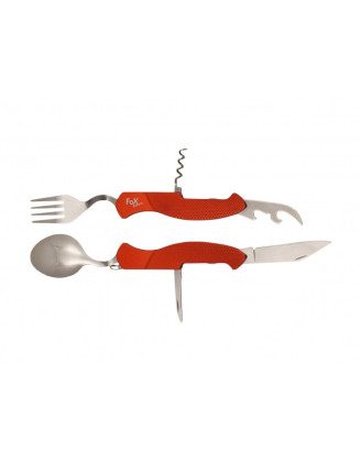 Niezbędnik Fox Outdoor 6-częściowy składany czerwony