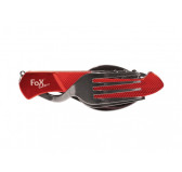 Niezbędnik Fox Outdoor 6-częściowy składany czerwony Niezbędnik Fox Outdoor 6-częściowy składany czerwony