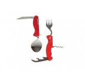 Niezbędnik Fox Outdoor 6-częściowy składany czerwony Niezbędnik Fox Outdoor 6-częściowy składany czerwony