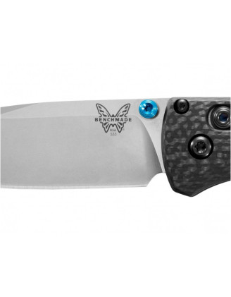 Nóż Benchmade 535-3 Bugout - Składany EDC z włóknem węglowym