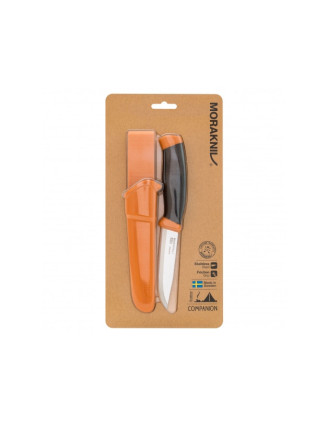 Nóż Morakniv Companion ciemno pomarańczowy stal nierdzewna