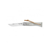 Nóż Opinel Colorama 06 inox grab szary z rzemieniem Nóż Opinel Colorama 06 inox grab szary z rzemieniem