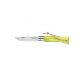 Nóż Opinel Colorama 07 inox grab jasnozielony z rzemieniem Nóż Opinel Colorama 07 inox grab jasnozielony z rzemieniem