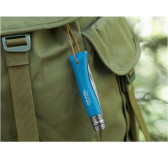Nóż Opinel Colorama 07 inox grab niebieski z rzemieniem Nóż Opinel Colorama 07 inox grab niebieski z rzemieniem