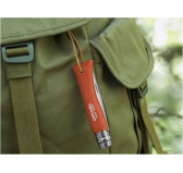 Nóż Opinel Colorama 07 inox grab pomarańczowy z rzemieniem Nóż Opinel Colorama 07 inox grab pomarańczowy z rzemieniem
