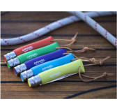 Nóż Opinel Colorama 07 inox grab pomarańczowy z rzemieniem Nóż Opinel Colorama 07 inox grab pomarańczowy z rzemieniem